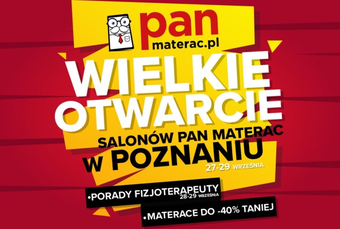 Otwarcie salonów Pan Materac w Poznaniu